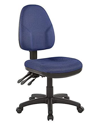 Office Star DC Series Deluxe Breathable Mesh Back Ergonomic Drafting Chair  with Lumbar Support and Adjustable Footring, Black Fabric