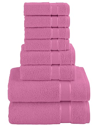 American Soft Linen Towel Set 2 Bath Towels 2 Hand Towels 2 Washcloths Super Soft and Absorbent 100% Turkish Cotton Towels for