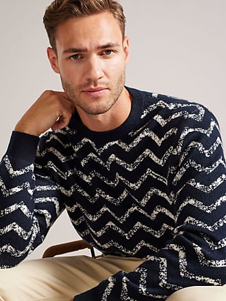 Ted Baker Emallly Branded Jacquard Knit Sweater