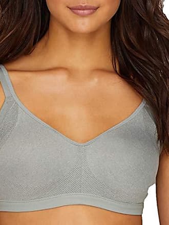 Warner's Womens Easy Does It Underarm Smoothing with Seamless Stretch Wireless Lightly Lined Comfort Bra Rm3911a, Gray Heather, 3X-Large