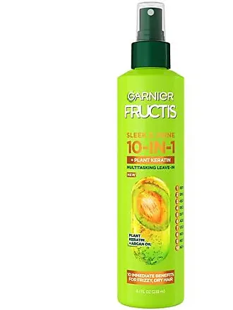 Garnier Fructis Sleek & Shine Moroccan Sleek Smoothing Oil for Frizzy, Dry  Hair, Argan Oil, 3.75 Fl Oz, 1 Count (Packaging May Vary)