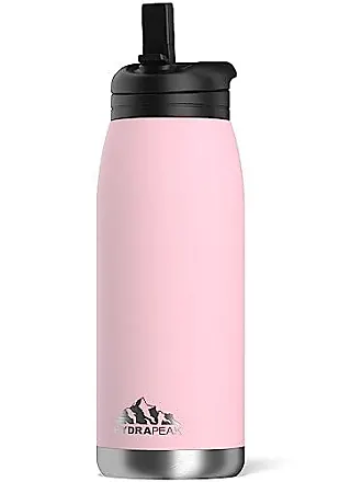 HydraPeak 40oz Set Stainless Bottle Lids Straws Beautiful Ombre Iced Peony  BNIB