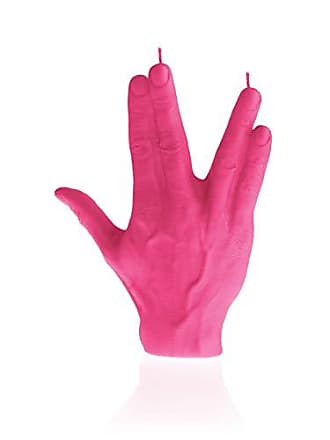 Kerzengröße gleicht 1:1 Einer realen Hand Höhe: 22 cm Zombie Hand Dunkelrosa Candellana Kerze Hand RCK Brennzeit 30h Handgefertigt in der EU