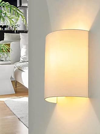 Moderne Wandleuchte in weiß E14 40W Wandlampe für Wohnzimmer Flur Schlafzimmer 
