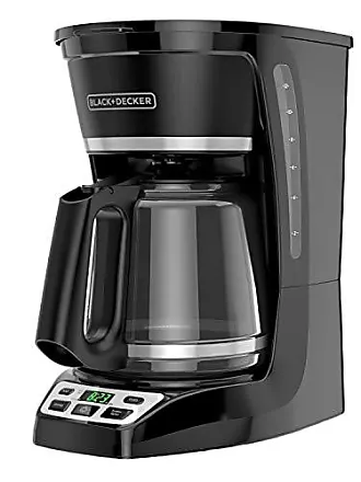 Black+Decker Honeycomb 12 Cup Coffee Maker in White 