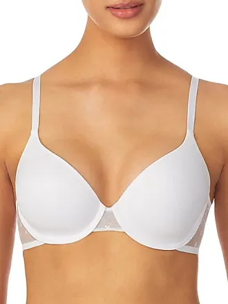 DKNY Modern Lace Unlined Demi Bra in Poplin White