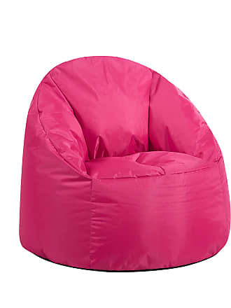 NK658243 Grey Urban Shop Structured Canvas Round Back Bean Bag Chair 