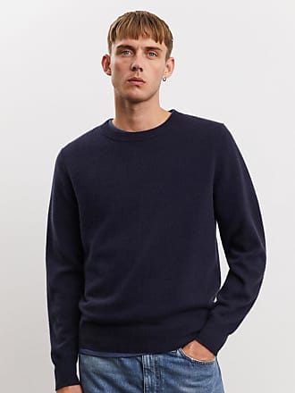 N.Peal Cashmere Pullover mit verdeckter Knopfleiste in Blau für Herren Herren Bekleidung Pullover und Strickware Sweatjacken 