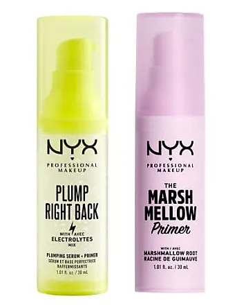  NYX PROFESSIONAL MAKEUP Marshmellow Smoothing Primer + Blender  Sponge (2-Pack Bundle)