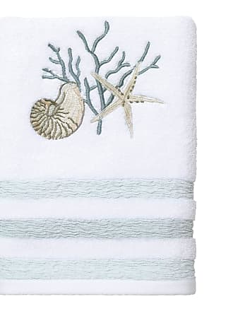 Avanti Linens Coastal Terrazzo Hand Towel, White