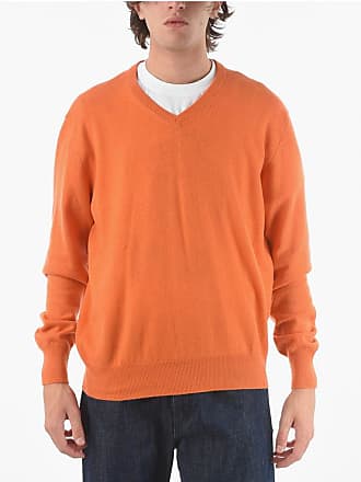 PulloverDaniele Fiesoli in Lana da Uomo colore Arancione Uomo Abbigliamento da Maglieria da Maglioni con scollo a V 