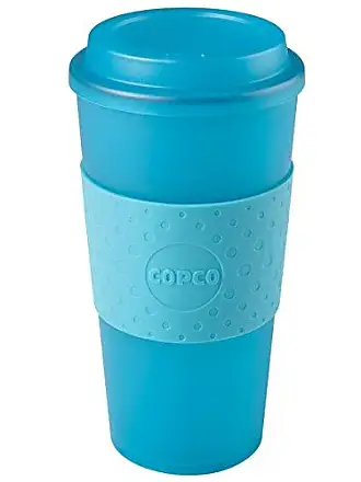 Copco Sierra Single Wall Tritan Cold Tumbler with Straw and Spill Resistant Lid, 24 Ounce, Set of 2, Royal Blue