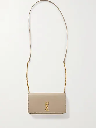 Uptown leather handbag Saint Laurent White in Leather - 42046080
