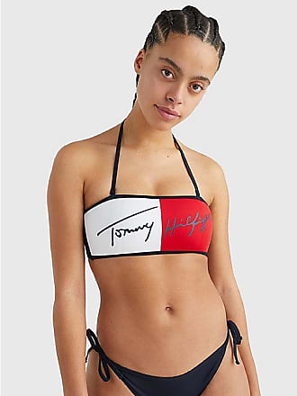 Tommy Hilfiger Band Bikni-Marble Braguita de Bikini para Mujer 