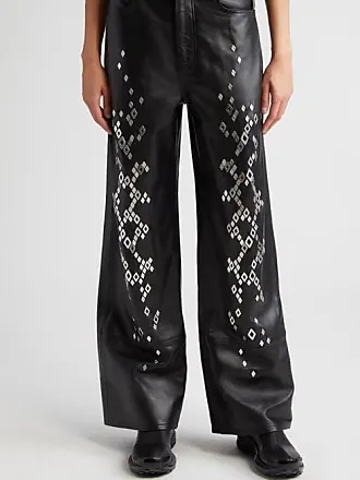 Silky Stretch Nappa Leather Mercer Pant