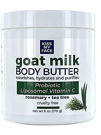 Kiss My Face Goat Milk Body Wash - Rosemary & Tea Tree Body Wash with Goat  Milk and Argan Oil 16 Ounce Bottle (Rosemary & Tea Tree Pack of 1)
