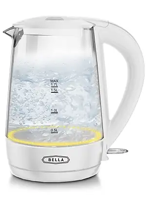 Bella Electric Ceramic Kettle Water Heater for Tea & Coffee, 1.5 Liter or 6  Cup 