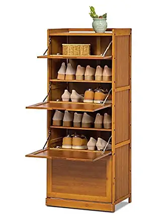 American Pine 7-Cubby Shoe Rack, Entryway Wooden Shoe Cubbies, Hallway  Shoe Storage, Foyer Shoe Rack