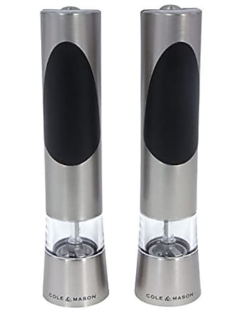 Cole & Mason Battersea Electronic Salt & Pepper Mill Set