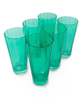 Estelle Colored Wine Stemmed Glasses - Set of 2 {Kelly Green}