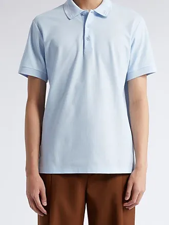 Burberry Slim-Fit Checked Cotton-piqué Polo Shirt - Men - White Polo Shirts - S