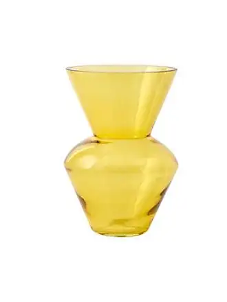 Vaso piccolo giallo h 17 cm