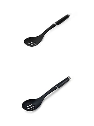 KitchenAid KO004OHOBA Gourmet Nylon Slotted Spoon, One size, Black