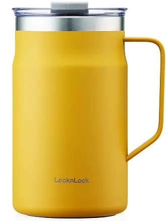 LocknLock Metro Two Way Tumbler Handle Cup Water Bottle Stainless