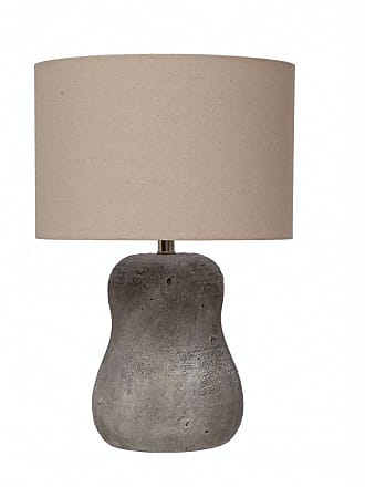 Bedside Lamp WBL1138 Small Ceramic Grey Pebble Table 