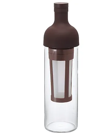 Hario Portable Cold Brew Tea Bottle (400ml, Smoky Pink) 