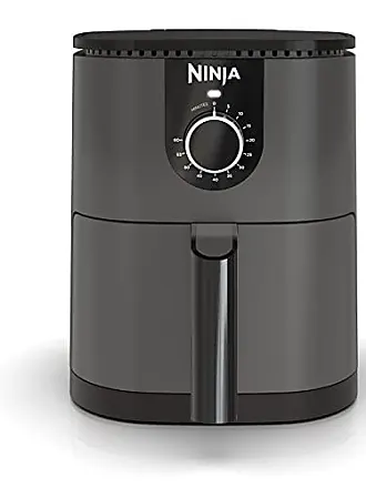  Ninja AF080 Mini Air Fryer, 2 Quarts Capacity, Compact,  Nonstick, with Quick Set Timer, Grey (Renewed) : Home & Kitchen