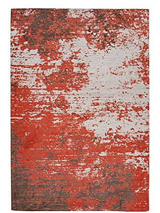 Flachflor Teppich Vintage Hangearbeitet Jacquard Kasten Design Rot 160X230cm 
