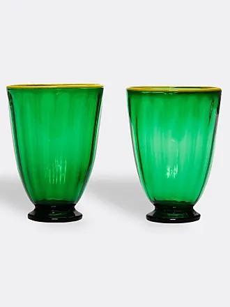 Certified International Green 15 oz Acrylic Double Old Fashion Drinkware (Set of 12), Green