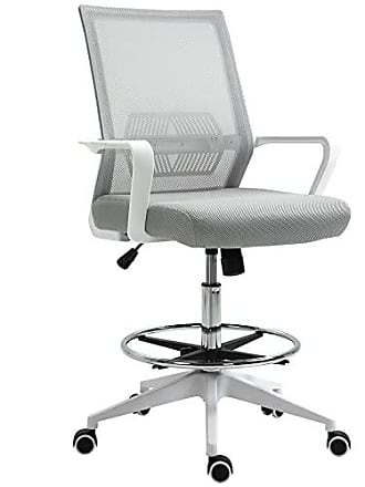 Vinsetto Chaise de gaming ergonomique avec base ronde hauteur