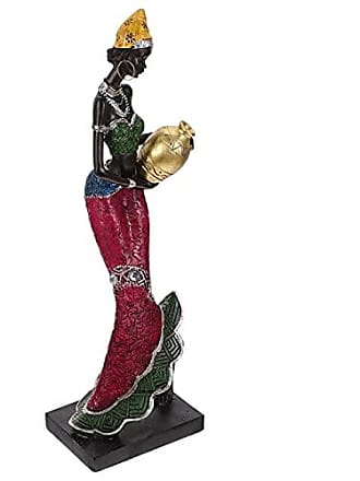 Afrikanerin mit Wasserkrug Frauen Figur 24 cm Afrika Dekofigur afrikanisch 