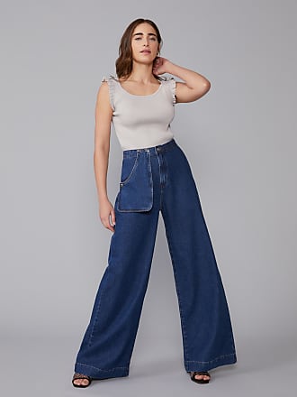 calça jeans azul indigo