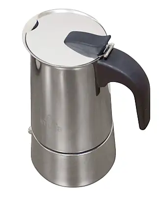 Imusa B120-42V Aluminum Espresso Stovetop 3-cup Coffeemaker, Silver