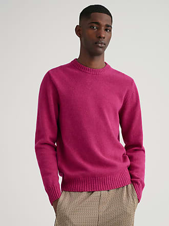 Moschino Pullover mit Logo-Print in Pink für Herren Herren Bekleidung Pullover und Strickware Rundhals Pullover 