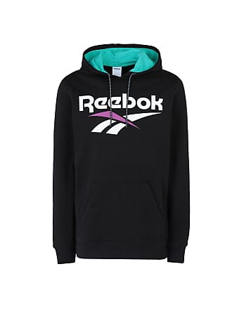 felpa reebok trefoil nera