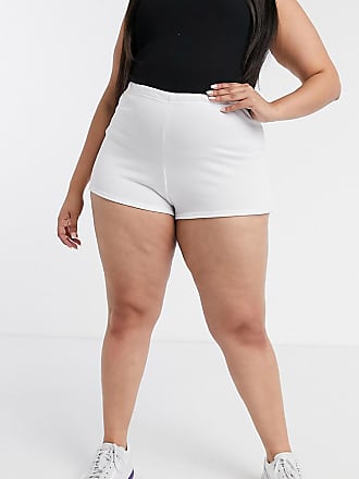 Fashionkilla fitted runner short in white