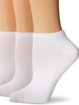 Hanes Womens Plus-Size 3 Pack Comfortsoft Extended Size Low Cut Sock, White,Extended 10-12/Shoe 8-12