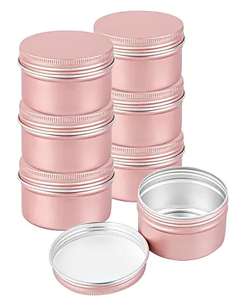RW Base 5.8 Ounce Rectangular Tin Containers, 100 Durable Tin Boxes with Lids - Hinged Lids, Rounded Edges, Black Tin Storage Containers, Customizable