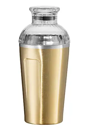 Oggi Groove Insulated Cocktail Shaker-16oz Double Wall Vacuum Insulated  Stainless Steel Shaker, Tritan Lid has Built In Strainer, Ideal Cocktail