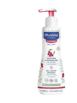 Mustela Baby Soothing Cleansing Gel - Fragrance-Free Hair & Body Wash for  Very Sensitive Skin - with Natural Avocado Perseose & Schizandra Berry 