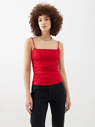 Silk Camisole Wide Straps Kokon Zwo Colour Red Size XS - XXL Small