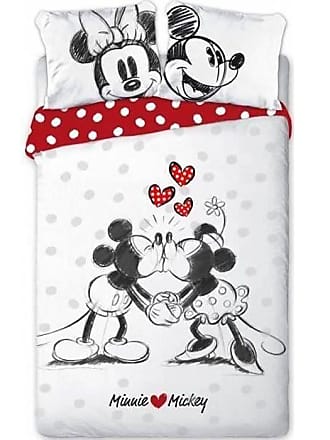 Housse de couette + taie Disney Minnie Mouse Deauville 100% coton