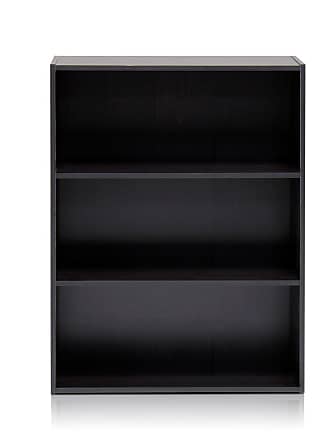 Furinno 11209EX Pasir 4 Tier Open Stylish Shelf Bookcase in Espresso Finish New