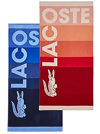 Lacoste Duke Cotton 36 x 72 Beach Towel - Blue