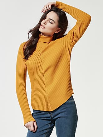 Isabella D Damen gelb Rundhals Acryl Pullover Pullover Größe M 
