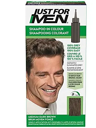 Coloration Cheveux Homme - Gris Châtain Foncé Just For Men - Coloration  Cheveux & Barbe homme